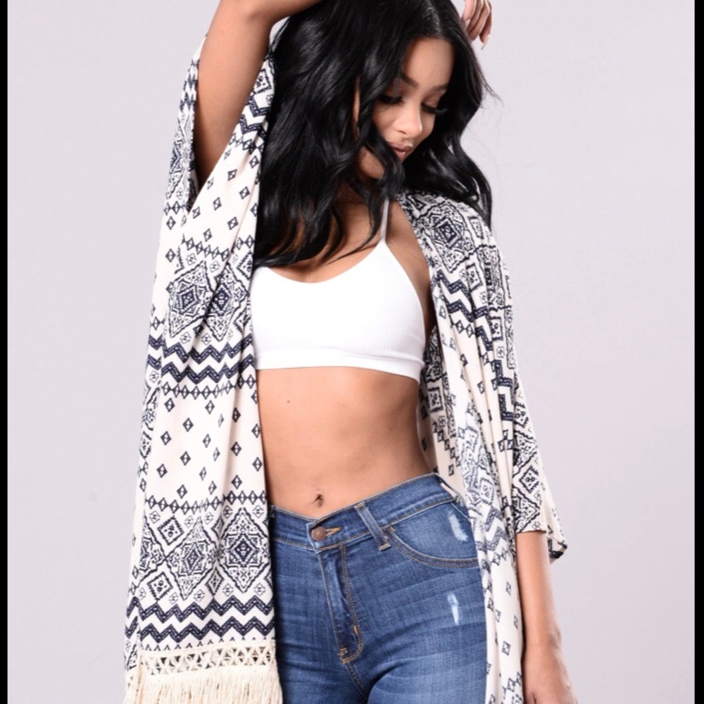 Fashion Nova Sunlight Fringe Jacket